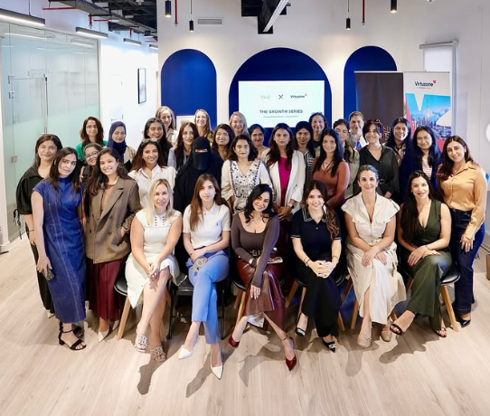 Women networking in Dubai