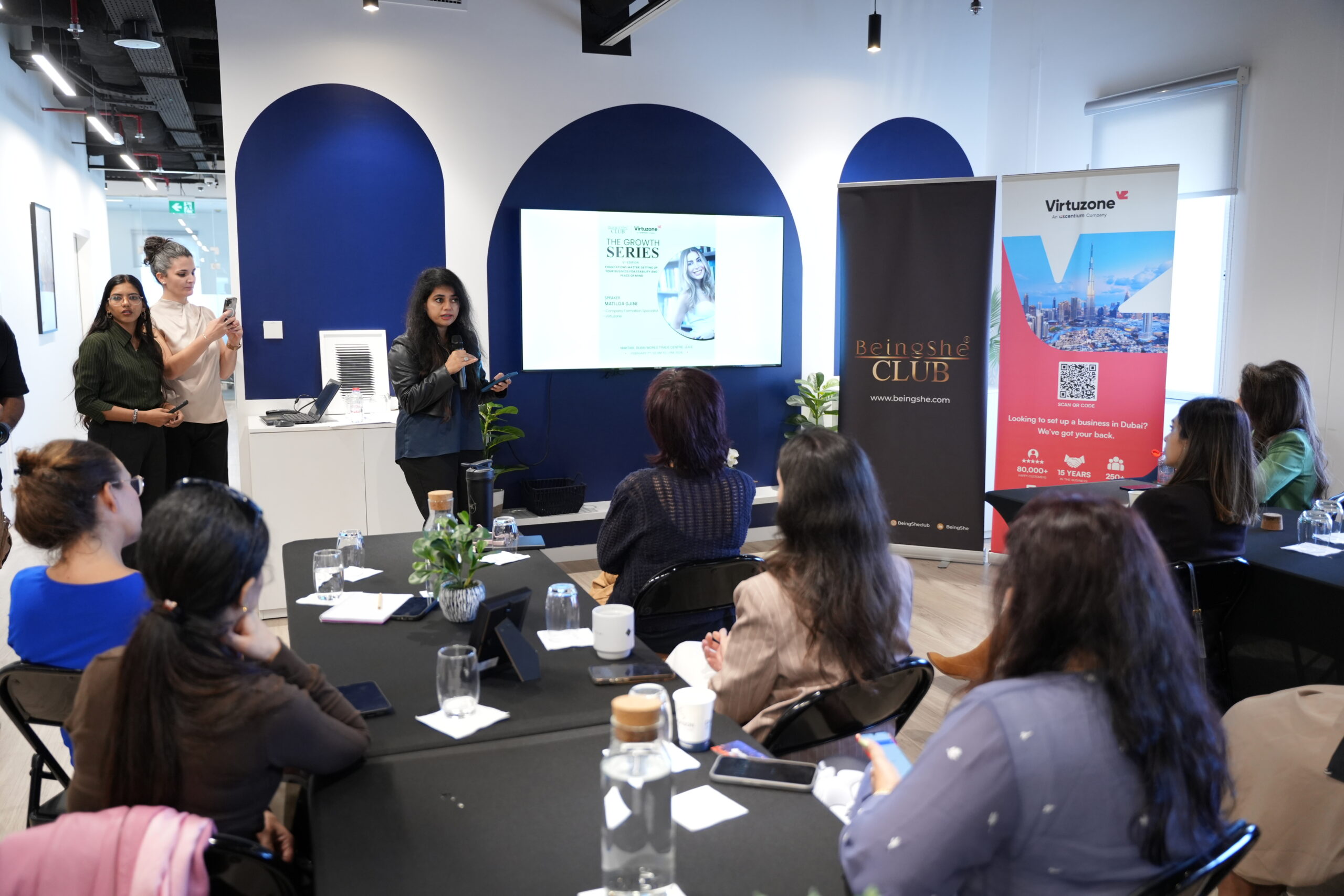 Virtual networking events for women